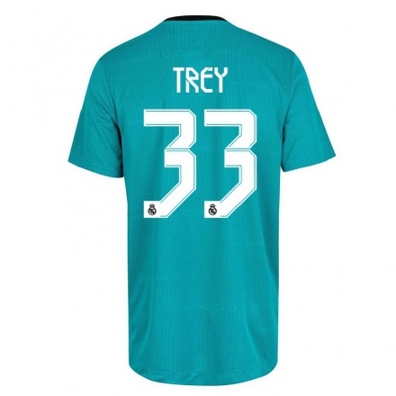 Niño Fútbol Camiseta Thompkins Trey #33 Verde Claro 3ª Equipación 2021/22 La Camisa Chile