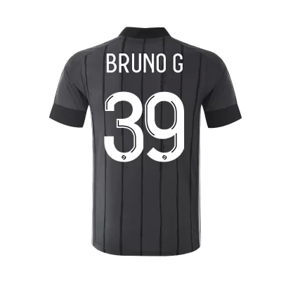 Niño Fútbol Camiseta Bruno Guimaraes #39 2ª Equipación Gris 2020/21 La Camisa Chile
