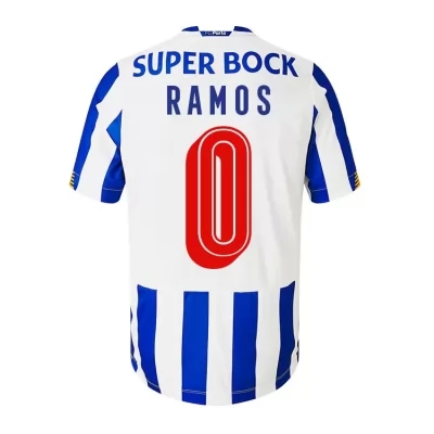 Niño Fútbol Camiseta Claudio Ramos #0 1ª Equipación Blanco Azul 2020/21 La Camisa Chile