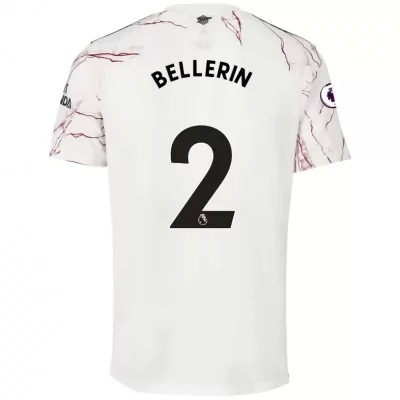 Niño Fútbol Camiseta Hector Bellerin #2 2ª Equipación Blanco 2020/21 La Camisa Chile