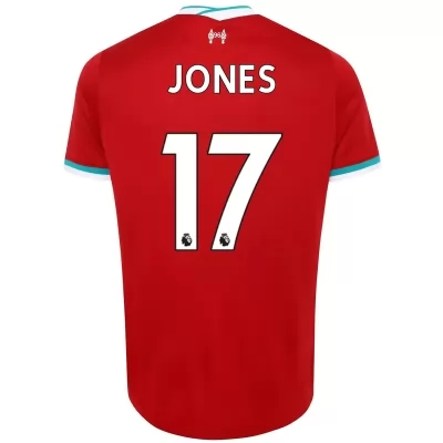Niño Fútbol Camiseta Curtis Jones #17 1ª Equipación Roja 2020/21 La Camisa Chile