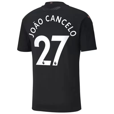 Niño Fútbol Camiseta Joao Cancelo #27 2ª Equipación Negra 2020/21 La Camisa Chile