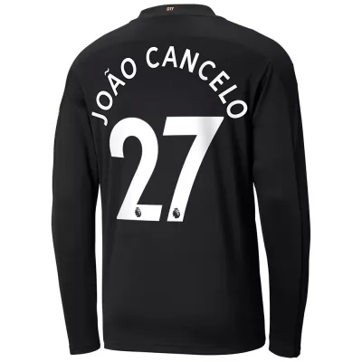 Niño Fútbol Camiseta Joao Cancelo #27 2ª Equipación Negra 2020/21 La Camisa Chile
