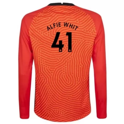 Niño Fútbol Camiseta Alfie Whiteman #41 1ª Equipación Naranja 2020/21 La Camisa Chile