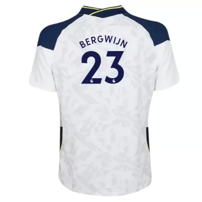 Niño Fútbol Camiseta Steven Bergwijn #23 1ª Equipación Blanco 2020/21 La Camisa Chile