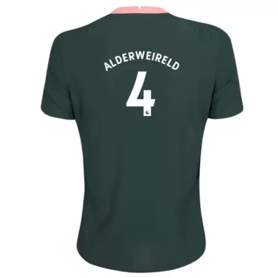 Niño Fútbol Camiseta Toby Alderweireld #4 2ª Equipación Verde Oscuro 2020/21 La Camisa Chile