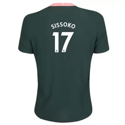 Niño Fútbol Camiseta Moussa Sissoko #17 2ª Equipación Verde Oscuro 2020/21 La Camisa Chile