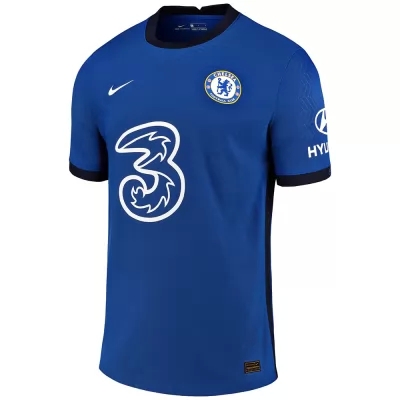 Niño Fútbol Camiseta Marcos Alonso #3 1ª Equipación Azul 2020/21 La Camisa Chile