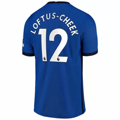 Niño Fútbol Camiseta Ruben Loftus-Cheek #12 1ª Equipación Azul 2020/21 La Camisa Chile