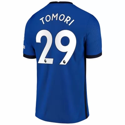 Niño Fútbol Camiseta Fikayo Tomori #29 1ª Equipación Azul 2020/21 La Camisa Chile
