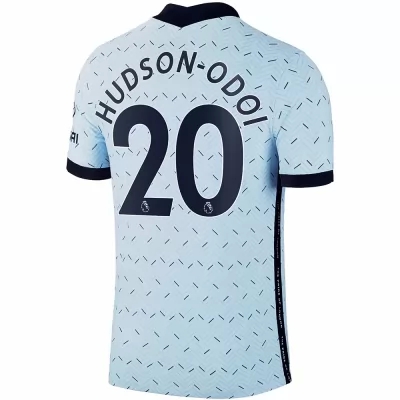 Niño Fútbol Camiseta Callum Hudson-Odoi #20 2ª Equipación Azul Claro 2020/21 La Camisa Chile