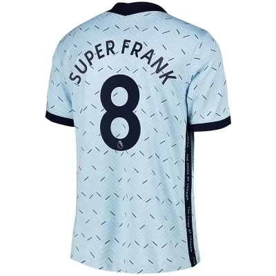 Niño Fútbol Camiseta Frank Lampard #8 2ª Equipación Azul Claro 2020/21 La Camisa Chile