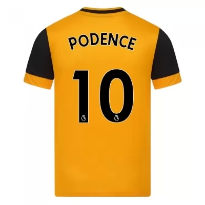 Niño Fútbol Camiseta Daniel Podence #10 1ª Equipación Naranja 2020/21 La Camisa Chile