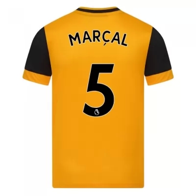 Niño Fútbol Camiseta Marcal #5 1ª Equipación Naranja 2020/21 La Camisa Chile