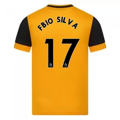 Niño Fútbol Camiseta Fabio Silva #17 1ª Equipación Naranja 2020/21 La Camisa Chile