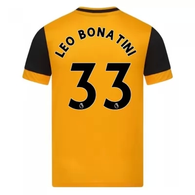 Niño Fútbol Camiseta Leo Bonatini #33 1ª Equipación Naranja 2020/21 La Camisa Chile