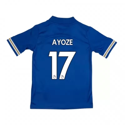 Niño Fútbol Camiseta Ayoze Perez #17 1ª Equipación Azul 2020/21 La Camisa Chile