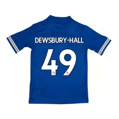 Niño Fútbol Camiseta Kiernan Dewsbury-Hall #49 1ª Equipación Azul 2020/21 La Camisa Chile