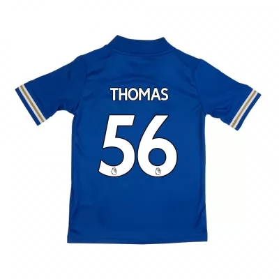 Niño Fútbol Camiseta Luke Thomas #56 1ª Equipación Azul 2020/21 La Camisa Chile