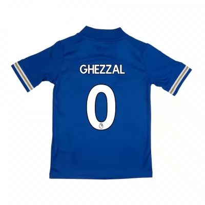 Niño Fútbol Camiseta Rachid Ghezzal #0 1ª Equipación Azul 2020/21 La Camisa Chile