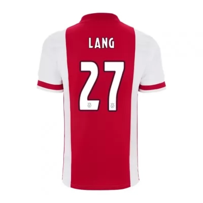 Niño Fútbol Camiseta Noa Lang #27 1ª Equipación Roja 2020/21 La Camisa Chile