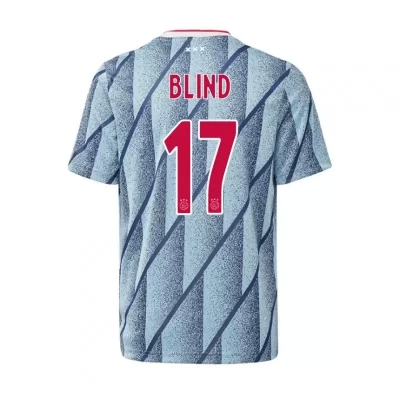 Niño Fútbol Camiseta Daley Blind #17 2ª Equipación Azul 2020/21 La Camisa Chile