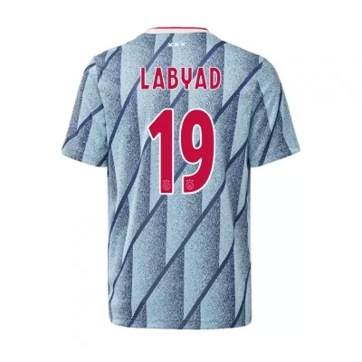 Niño Fútbol Camiseta Zakaria Labyad #19 2ª Equipación Azul 2020/21 La Camisa Chile