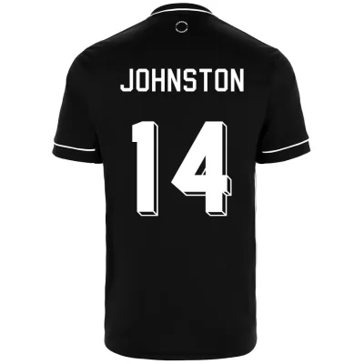 Niño Fútbol Camiseta George Johnston #14 2ª Equipación Negra 2020/21 La Camisa Chile