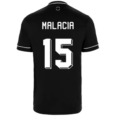 Niño Fútbol Camiseta Tyrell Malacia #15 2ª Equipación Negra 2020/21 La Camisa Chile
