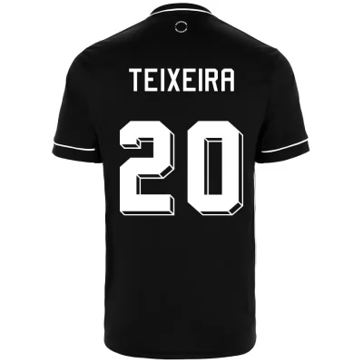 Niño Fútbol Camiseta Joao Carlos Teixeira #20 2ª Equipación Negra 2020/21 La Camisa Chile
