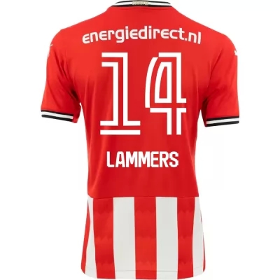 Niño Fútbol Camiseta Sam Lammers #14 1ª Equipación Roja 2020/21 La Camisa Chile