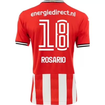 Niño Fútbol Camiseta Pablo Rosario #18 1ª Equipación Roja 2020/21 La Camisa Chile