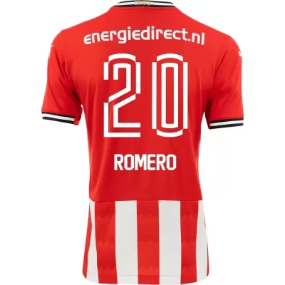 Niño Fútbol Camiseta Maximiliano Romero #20 1ª Equipación Roja 2020/21 La Camisa Chile
