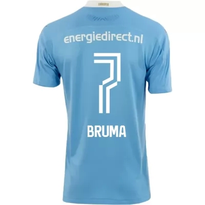 Niño Fútbol Camiseta Bruma #7 2ª Equipación Azul 2020/21 La Camisa Chile