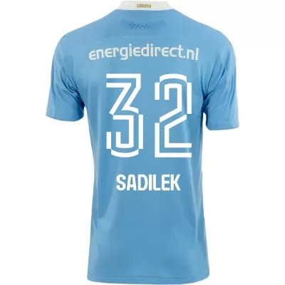 Niño Fútbol Camiseta Michal Sadilek #32 2ª Equipación Azul 2020/21 La Camisa Chile