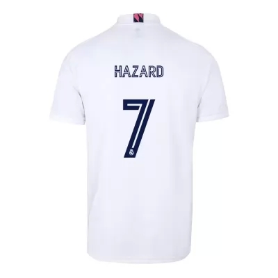 Niño Fútbol Camiseta Eden Hazard #7 1ª Equipación Blanco 2020/21 La Camisa Chile