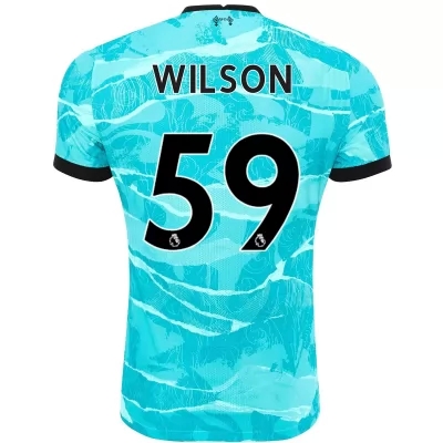 Niño Fútbol Camiseta Harry Wilson #59 2ª Equipación Azul 2020/21 La Camisa Chile