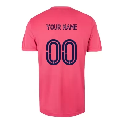 Niño Fútbol Camiseta Tu Nombre #0 2ª Equipación Rosado 2020/21 La Camisa Chile