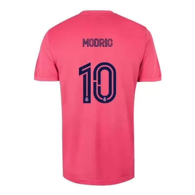 Niño Fútbol Camiseta Luka Modric #10 2ª Equipación Rosado 2020/21 La Camisa Chile