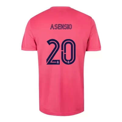 Niño Fútbol Camiseta Marco Asensio #20 2ª Equipación Rosado 2020/21 La Camisa Chile