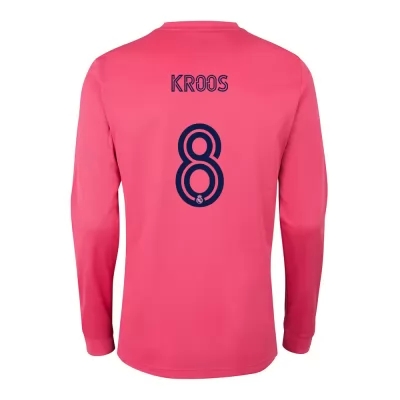 Niño Fútbol Camiseta Toni Kroos #8 2ª Equipación Rosado 2020/21 La Camisa Chile