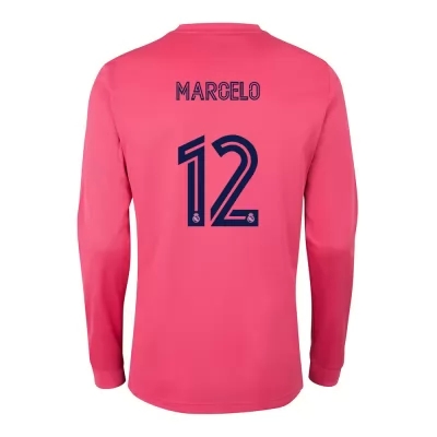 Niño Fútbol Camiseta Marcelo #12 2ª Equipación Rosado 2020/21 La Camisa Chile