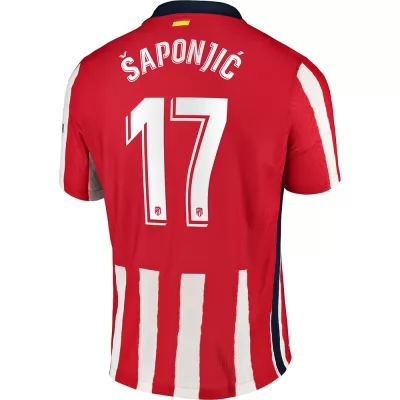 Niño Fútbol Camiseta Ivan Saponjic #17 1ª Equipación Roja 2020/21 La Camisa Chile