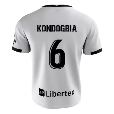Niño Fútbol Camiseta Geoffrey Kondogbia #6 1ª Equipación Blanco 2020/21 La Camisa Chile