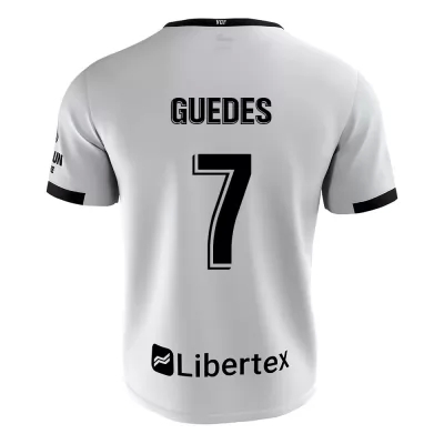 Niño Fútbol Camiseta Goncalo Guedes #7 1ª Equipación Blanco 2020/21 La Camisa Chile