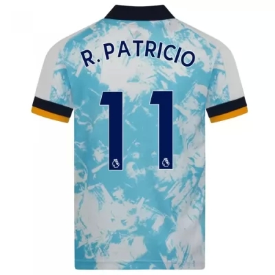 Niño Fútbol Camiseta Rui Patricio #11 2ª Equipación Blanco Azul 2020/21 La Camisa Chile