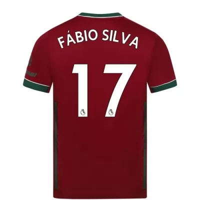 Niño Fútbol Camiseta Fabio Silva #17 3ª Equipación Carmín 2020/21 La Camisa Chile