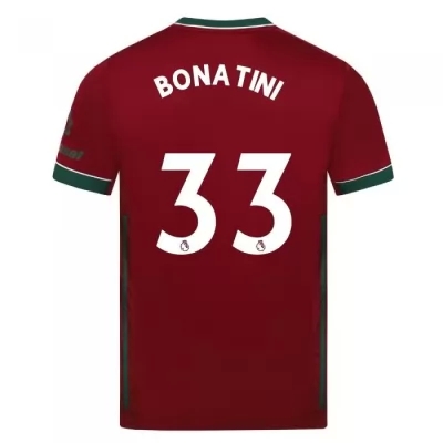 Niño Fútbol Camiseta Leo Bonatini #33 3ª Equipación Carmín 2020/21 La Camisa Chile