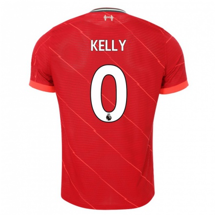 Hombre Fútbol Camiseta Oscar Kelly #0 Rojo 1ª Equipación 2021/22 La Camisa Chile