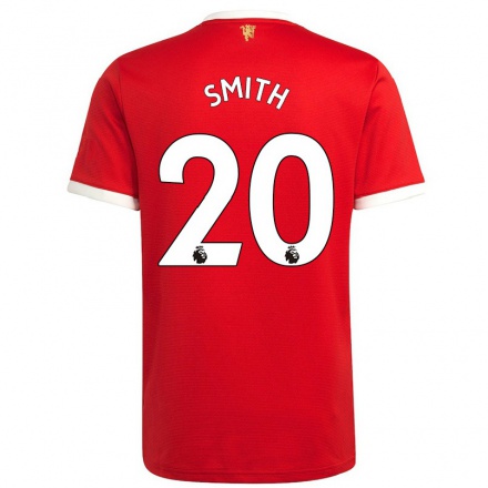 Hombre Fútbol Camiseta Kirsty Smith #20 Rojo 1ª Equipación 2021/22 La Camisa Chile
